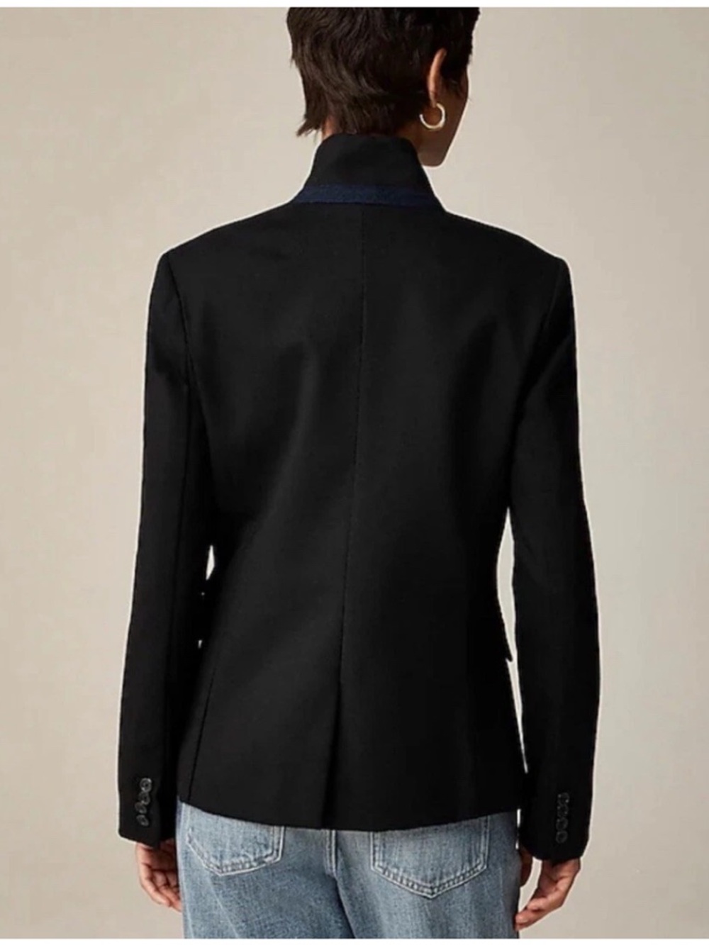 J Crew Regent Blazer Sz 4 Black - Picture 3 of 14